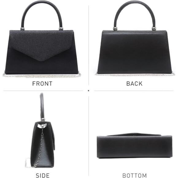 Dasein Women's Evening Bag Party Clutches Wedding Purses Cocktail Prom Handbags - Picture 1 of 6